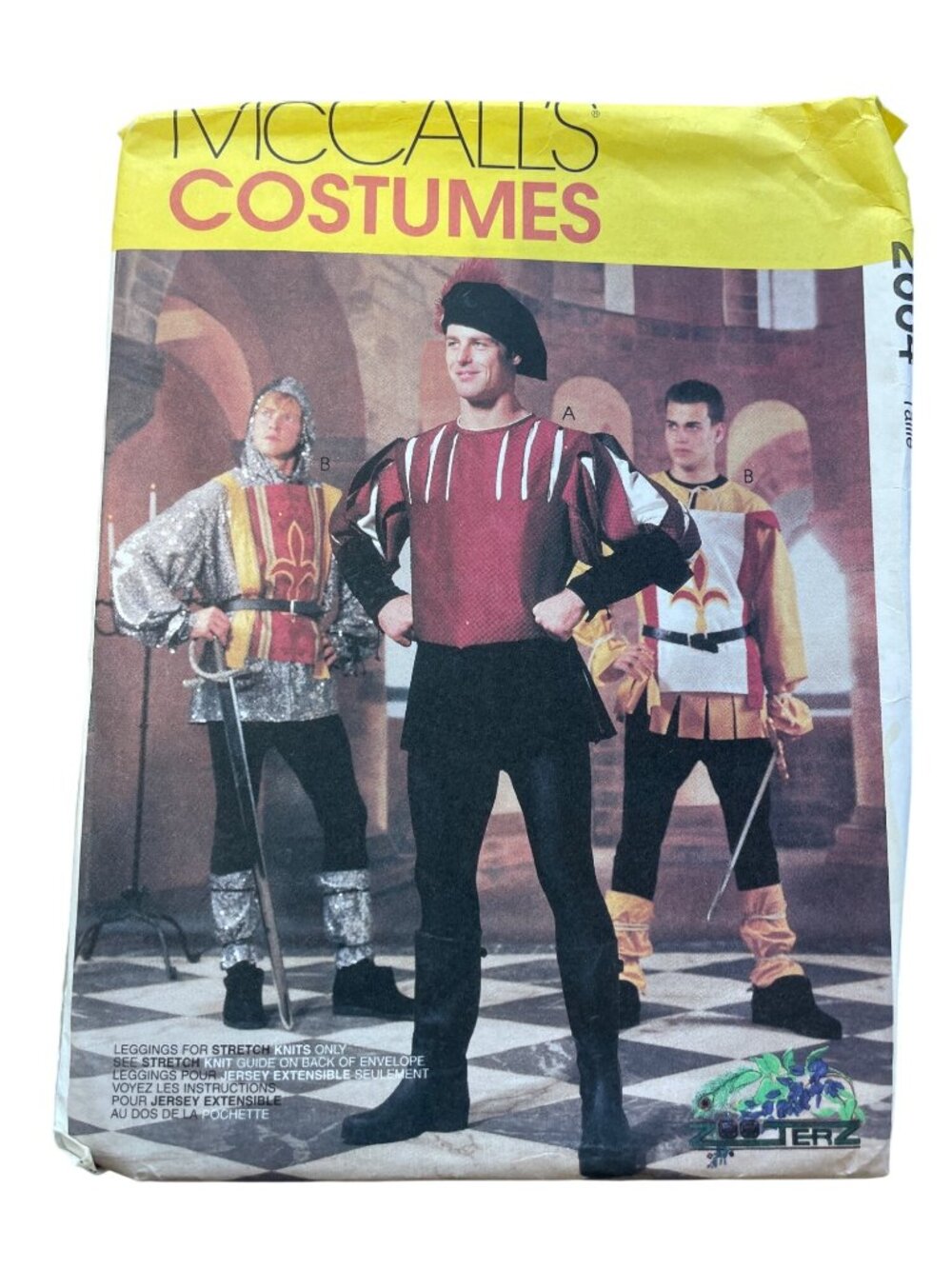 McCalls 2664 Medieval Costume Sewing Pattern Size 5–6 For Kids Retro UNCUT
